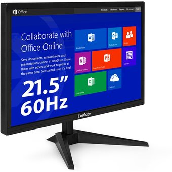  Монитор ExeGate EB2200A (EX297376RUS) черный 