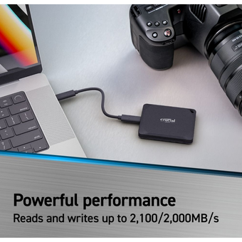  SSD Crucial X10 Pro (CT1000X10PROSSD9) 1TB USB 3.2 Gen-2 2x2 Type-C 2100 MB/s 