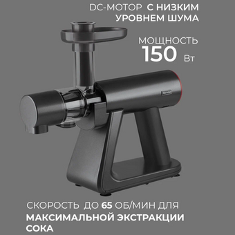  Соковыжималка шнековая Rondell RDE-1503 графит 