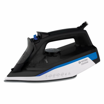  Утюг Vitek VT-8329 черный/белый/синий 