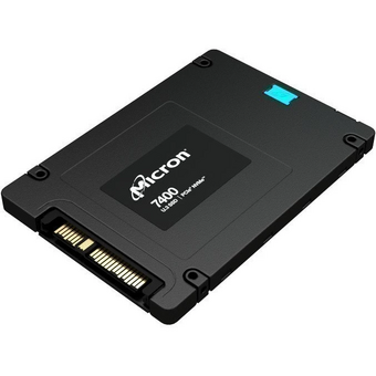  SSD Micron 7400 Max (MTFDKCC1T6TFC-1AZ1ZABYY) 1.6TB NVMe U.3 (15mm) PCIe NVMe Gen4 1x4 (v1.4) R6500/W2200MB/s 3D TLC MTTF 2М 430K/224K IOPS 