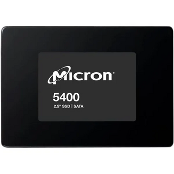  SSD Micron 5400Pro (MTFDDAK3T8TGA-1BC1ZABYY) 3.84TB SATA 2.5" 3D TLC R540/W520MB/s MTTF 3М 95000/30000 IOP 8410TBW, 1 year, OEM 