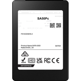  SSD PHISON SA50Pc (S1201K001T92P022T3000) 1920GB SATA 2.5" 3D TLC R530/W500MB/s (98/40 KIOPS) 1DWPD, 1 year, OEM 