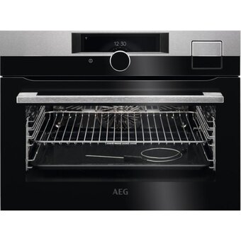  Духовой шкаф AEG KSK998290M черный/нерж 