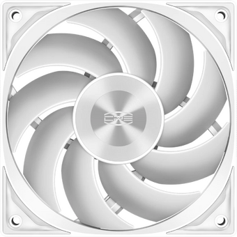  Кулер PcCooler F5 R120 WH (120x120x25mm, 4-pin PWM, 86.73CFM, 32dBA, 2200RPM, White) 