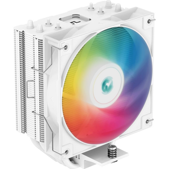  Вентилятор Deepсool AG400 WH ARGB (R-AG400-WHANMC-G-2) Socket 115X/1700/1200/AM4/AM5, 120mm, 2000rpm, 31,6 дБ, 220W, PWM 4-pin, Al+Cu 