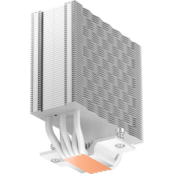  Кулер PcCooler RZ500 WH (250W, 4-pin PWM, 155mm, Al/Cu, 5x6mm, 1x120mm, 86.73CFM, 32dBA, 2200RPM) 
