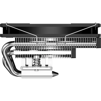 Кулер PcCooler RC600-67 (125W, 4-pin PWM, 67.5mm, Al, 4x6mm, 1x120mm, 62.5CFM, 32.5dBA, 2300RPM, S 1851/1700/1200/115X, AM5/AM4, black) 