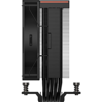  Кулер PcCooler RT500 Digital ARGB BK (240W, 4-pin PWM, LED temp., 152mm, Al/Cu, 5x6mm, 1x120mm, 73.32CFM, 34.9dBA, 2200RPM) 