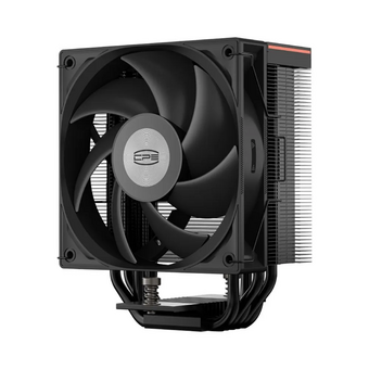  Кулер PcCooler RT500 Digital BK (240W, 4-pin PWM, LED temp., 152mm, Al/Cu, 5x6mm, 1x120mm, 73.32CFM, 34.9dBA, 2200RPM) 