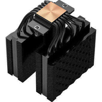  Кулер PcCooler RT620 Digital BK (250W, 4-pin PWM, LED temp., 157mm, , 6x6mm, 2x120mm, 73.32CFM, 34.9dBA, 2200RPM) 