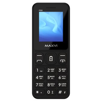  Мобильный телефон MAXVI P99 Black 