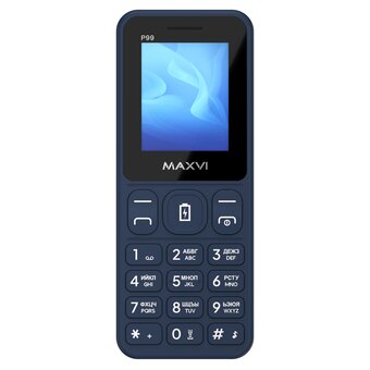  Мобильный телефон MAXVI P99 Blue 