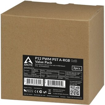  Вентилятор Arctic Cooling P12 PWM PST A-RGB (ACFAN00232A) 0dB (3 PCS Value Pack) - retail 