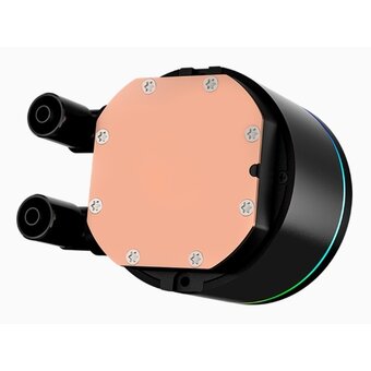  СВО PcCooler DA360 Pro ARGB BK (300W, 360mm, Black, Fans 3x120mm, 75.8CFM, 33.7dBA, 2200RPM/ Pump height 57mm, 28dBA, 3000RPM) 