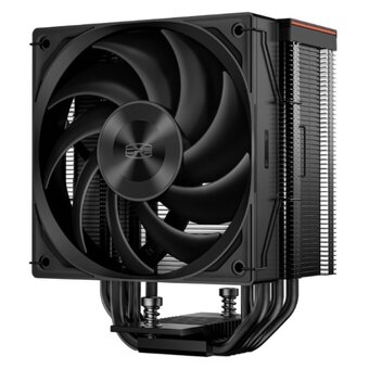  Кулер PcCooler RZ500 BK (250W, 4-pin PWM, 155mm, Al/Cu, 5x6mm, 1x120mm, 86.73CFM, 32dBA, 2200RPM) 