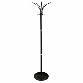  Вешалка напольная Бюрократ Класс ТМ (116/black) черный 