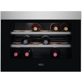  Встраиваемый винный шкаф AEG KWK884520T черный 