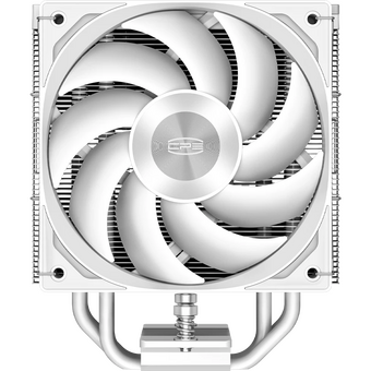  Кулер PcCooler RZ400 V2 WH (230W, 4-pin PWM, 155mm, Al/Cu, 4x6mm, 1x120mm, 86.73CFM, 32dBA, 2200RPM) 