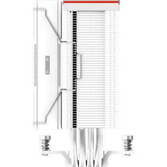  Кулер PcCooler RZ400 V2 WH (230W, 4-pin PWM, 155mm, Al/Cu, 4x6mm, 1x120mm, 86.73CFM, 32dBA, 2200RPM) 