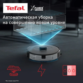  Робот-пылесос Tefal X-plorer Serie 75 S RG8575WH 