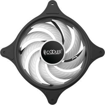  Кулер PcCooler FX 120 ARGB (120x120x25mm, 4-pin PWM, 52.79CFM, 33.2dBA, 2000RPM, Black) 