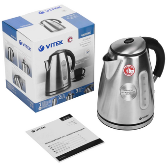  Электрочайник Vitek VT-7030 ST стальной 