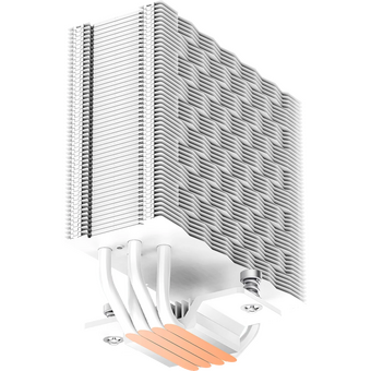  Кулер PcCooler RZ400 V2 WH (230W, 4-pin PWM, 155mm, Al/Cu, 4x6mm, 1x120mm, 86.73CFM, 32dBA, 2200RPM) 