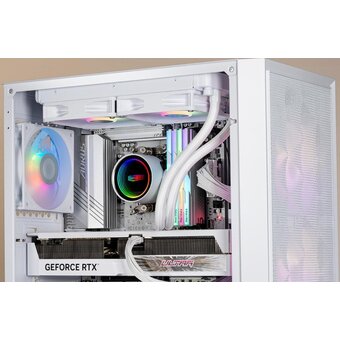  СВО PcCooler DA240 ARGB WH (270W, 240mm, White, Fans 2x120mm, 73.6CFM, -dBA, 1800RPM/ Pump height 55mm, 3000RPM) 