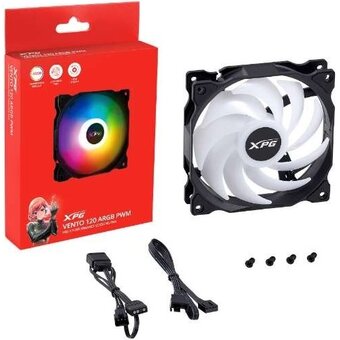  Вентилятор ADATA VENTO120ARGBPWM-BKCWW 