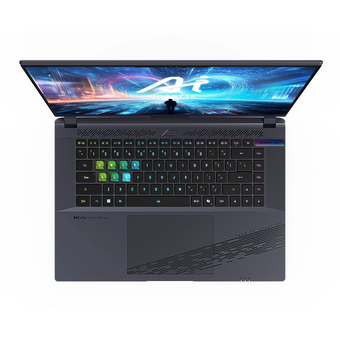  Ноутбук Gigabyte Aorus 16X (ASG-53KZC54SH) i7 14650HX/16Gb/SSD1Tb/RTX4070 8Gb/16"/IPS/QHD+/W11H/grey 