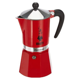  Гейзерная кофеварка Bialetti Rainbow Espresso Maker 4963 Red 