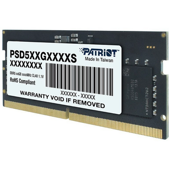  ОЗУ PATRIOT Signature Line (PSD516G520081S) SO-DIMM DDR 5 DIMM 16Gb 5200Mhz, (retail) 
