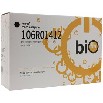  Картридж Bion BCR-106R01412 для Xerox Phaser 3300 MFP (8000 стр.) Черный с чипом 