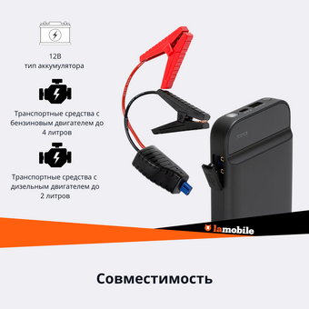  Пуско-зарядное устройство 70Mai Jump Starter Midrive PS01 