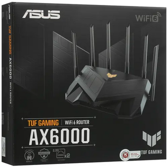  Роутер ASUS TUF-AX6000 (90IG07X0-MU9C00) 