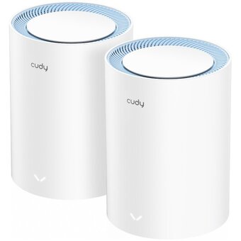  Бесшовный Mesh роутер Cudy M1200 (2-Pack) AC1200 Wi-Fi белый 