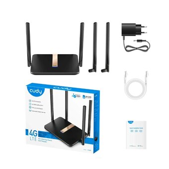  Маршрутизатор Cudy LT500D AC1200 Wi-Fi cat. 4 черный 