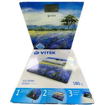  Весы напольные электронные Vitek VT-8052 разноцветный 
