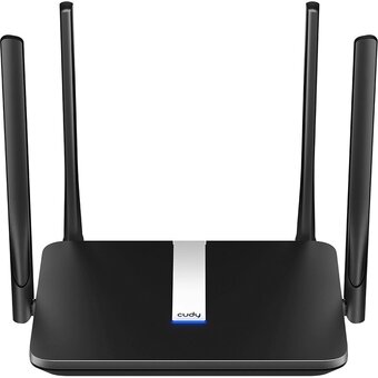  Роутер беспроводной Cudy LT500 AC1200 10/100BASE-TX/4G cat.4 черный 