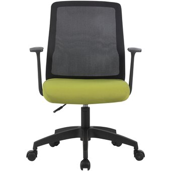  Кресло Cactus CS-MC222-BKGN черный сиденье салатовый 