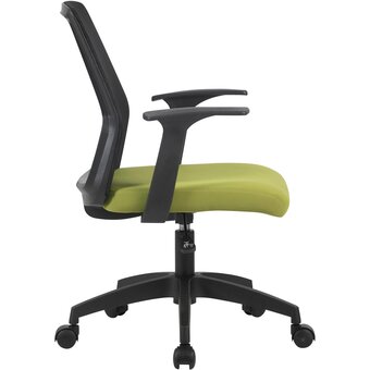  Кресло Cactus CS-MC222-BKGN черный сиденье салатовый 