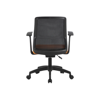  Кресло Cactus CS-MC222-BKOR черный сиденье оранжевый 