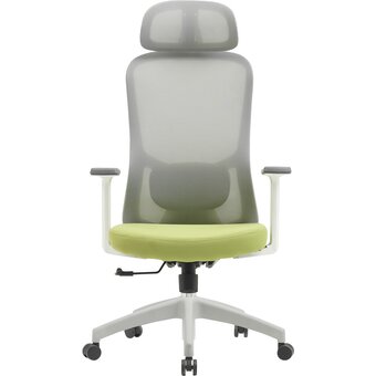  Кресло Cactus CS-GMC515-GYGN серый сиденье салатовый 