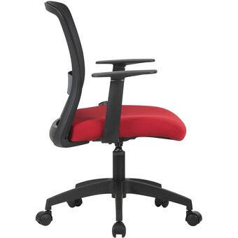  Кресло Cactus CS-MC333-BKRD черный сиденье темно-красный 