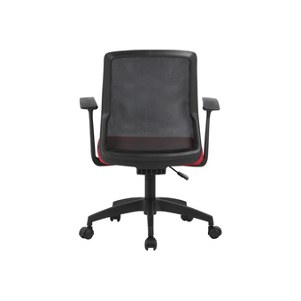  Кресло Cactus CS-MC222-BKRD черный сиденье темно-красный 
