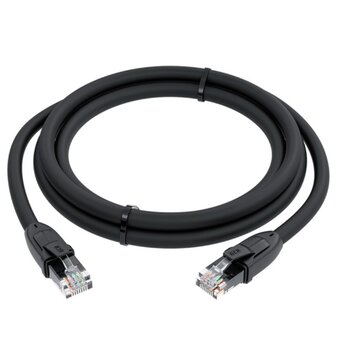  Патч-корд Greenconnect GCR-52535 прямой 7.5m UTP кат.6, черный 