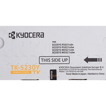  Картридж Bion BCR-TK-5230Y для Kyocera ECOSYS P5021cdn/P5021cdw/M5521cdn/M5521cdw (2600 стр.) Желтый с чипом 