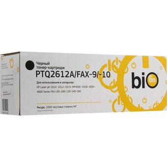  Картридж Bion BCR-Q2612A/FX-10/C703 для Canon LaserJet M1005,1010,1015,1020,1022,M1319f,3015,3020,3030/Canon i-SENSYS FAX-L95,100,120,140,160,MF-4018 