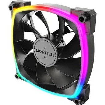  Вентилятор Montech RX120 Reverse ARGB (RX120 PWM Black) 120х120x25 черный 4-pinRet 